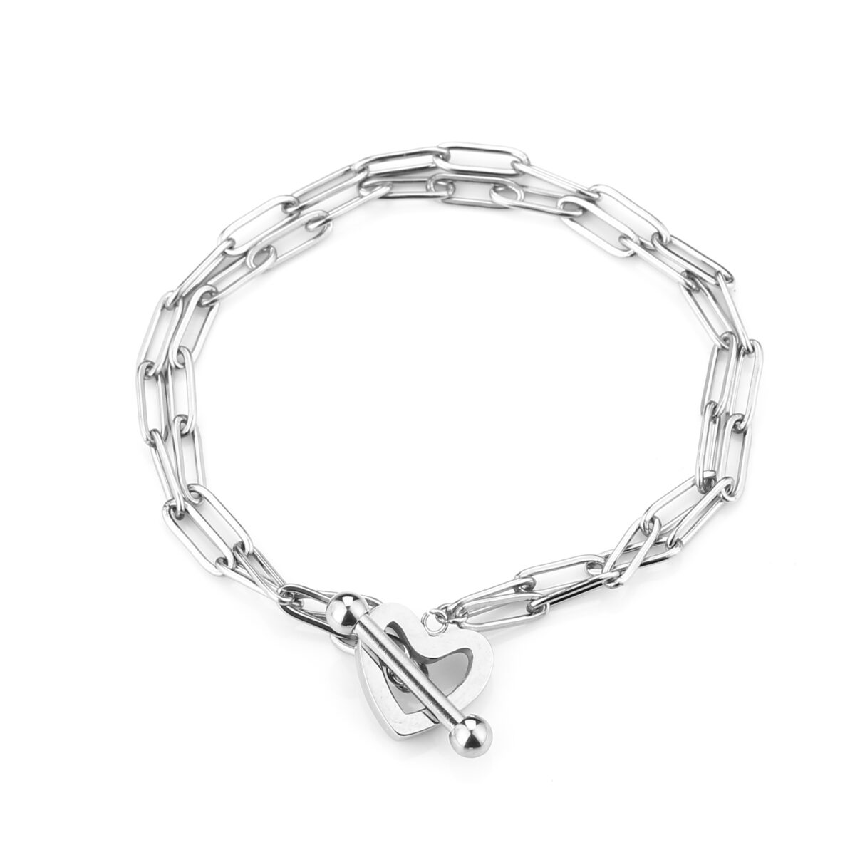 slotjes armband zilver